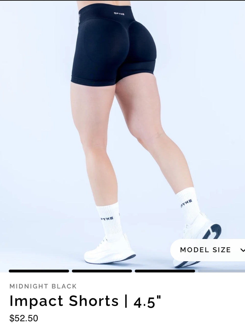 Dyfne Impact Shorts - Black
